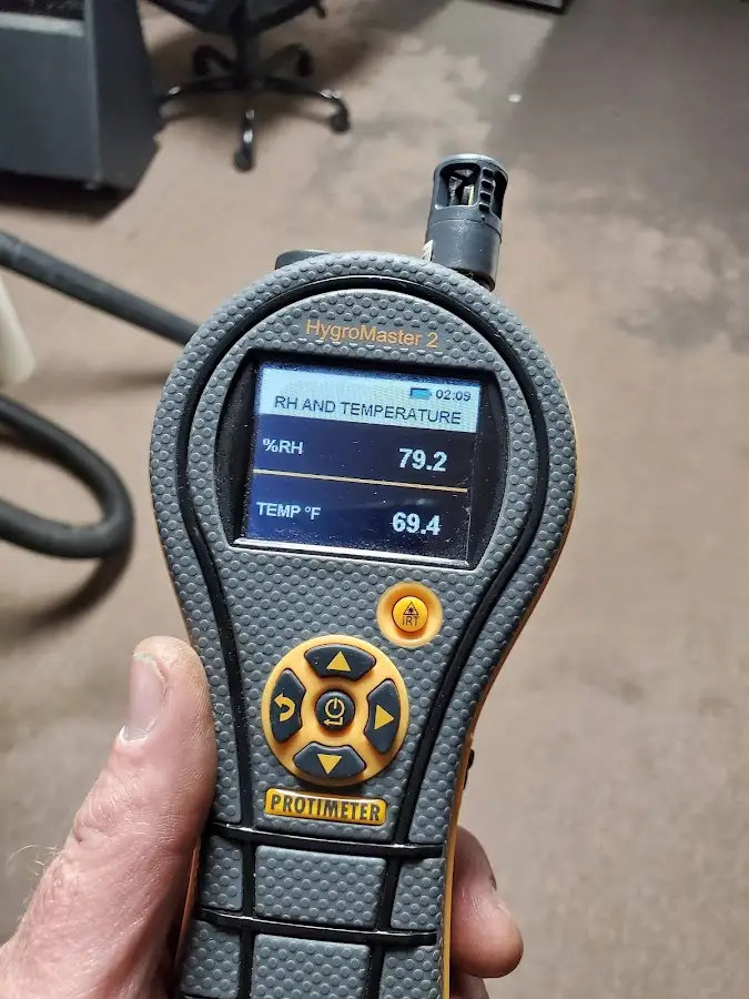 Moisture meter humidity assessment for Fire & Smoke Damage Restoration in Harlingen